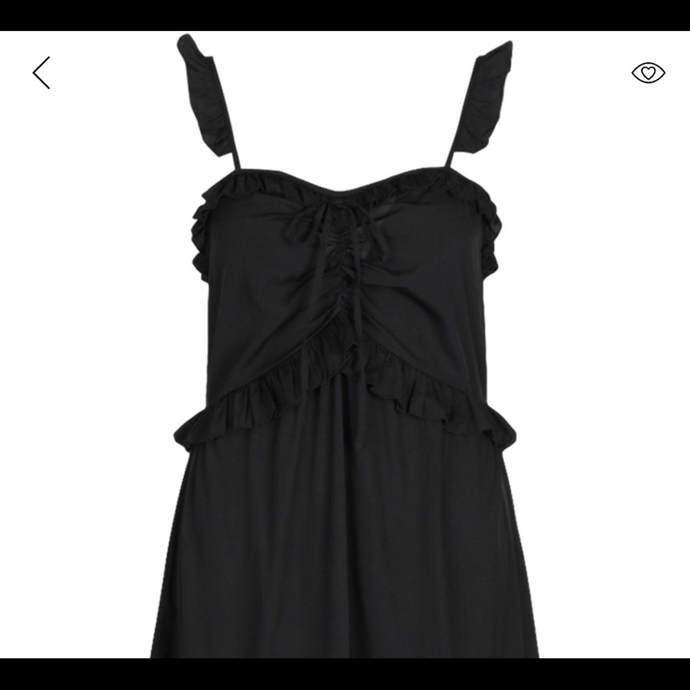 Boohoo Plus Ruffle Detail Maxi Sun Dress sz 14 NWOT - Picture 2 of 6